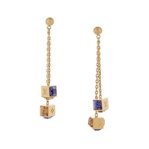 Louis Vuitton gamble drop earrings